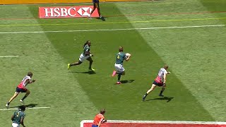 Cape Town 7s Day one highlights [upl. by Gnourt677]