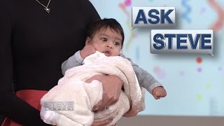 Ask Steve Steves grandsons TV debut  STEVE HARVEY [upl. by Heidt203]