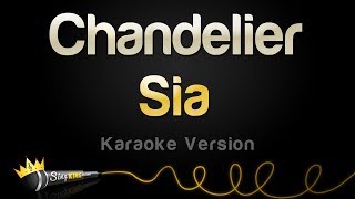 Sia  Chandelier Karaoke Version [upl. by Helbonia469]