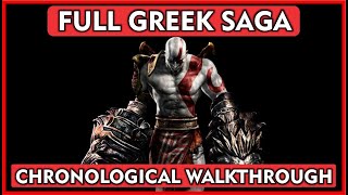 GOD OF WAR FULL GREEK SAGA Chronological Walkthrough  No Commentary Full HD [upl. by Melamed]