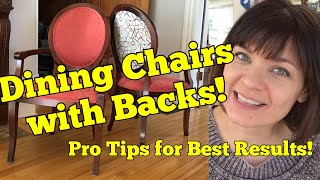 Upholster your Dining Chair Pro Tips [upl. by Kora]