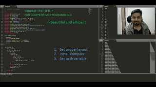 Sublime text setup for Competitive Programming [upl. by Clapp]