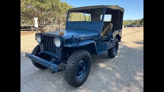 SOLD 1951 Willys Military Jeep on Hemmings Auctions 102022 [upl. by Wakefield]