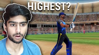 WCC3 My HIGHEST score in the Match IPL 2021 in World Cricket Championship 3 [upl. by Airotal]