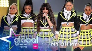 Camila Cabello  My Oh My Live at The Global Awards 2020  Capital [upl. by Vookles297]