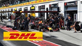 DHL Fastest Pit Stop Award New F1 Pit Stop World Record Red Bull RacingMax Verstappen [upl. by Nadual]