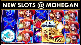 NEW SLOTS  MOHEGAN SUN WINNING ON ALL ABOARD FIRECANO BUFFALO CHIEF amp MORE [upl. by Ennoira192]