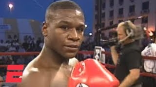 Floyd Mayweather wins his pro boxing debut by knockout in 1996  ESPN Archive [upl. by Priscilla]