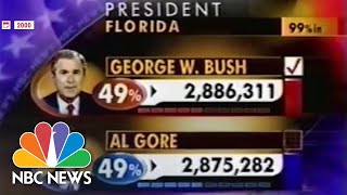 History Flashback How The 2000 Election Results Were Fought In The Courts  NBC News NOW [upl. by Nawd]