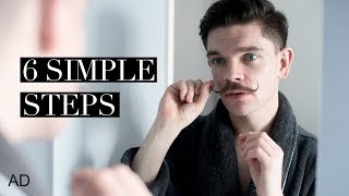 6 Steps To The Perfect Moustache  How To [upl. by Ised226]