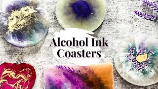 Alcohol Ink amp Resin BASICS [upl. by Annoerb]