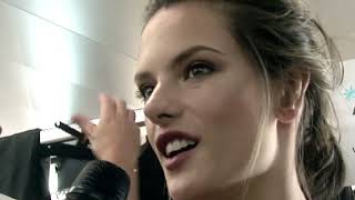 Alessandra Ambrosios beautiful interview while getting dressed [upl. by Flori]