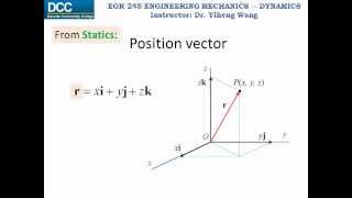 Dynamics Lecture 02 Particle kinematics Rectilinear continuous motion part 1 [upl. by Sidney621]