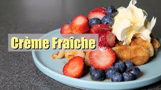 How to make Crème Fraîche [upl. by Ahtenek]