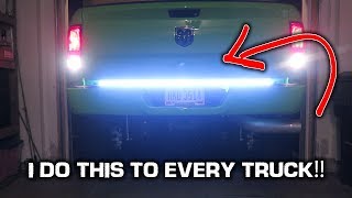 LED Tailgate Light Bar INSTALL Super BRIGHT [upl. by Lledroc]