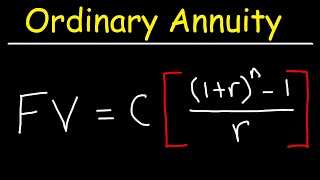 How To Calculate The Future Value of an Ordinary Annuity [upl. by Zollie]