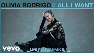 Olivia Rodrigo  All I Want Live Performance  Vevo [upl. by Morrissey]