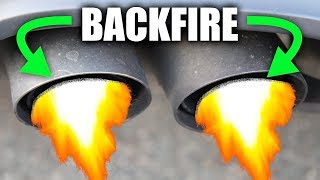 Why Cars Backfire  Afterfire  Explained [upl. by Nnarefinnej]