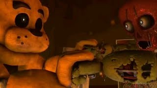 Golden Freddy vs springtrap fight scene by zajcu 37 [upl. by Alaekim]