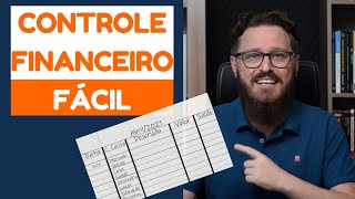 Como iniciar seu CONTROLE FINANCEIRO AGORA – Do Zero  Planilha no Caderno  Manual [upl. by Belak861]