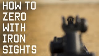 How to Zero With Iron Sights  Shooting Techniques  Tactical Rifleman [upl. by Herrmann]