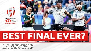 LA SEVENS FINAL  SOUTH AFRICA v FIJI [upl. by Laekcim576]