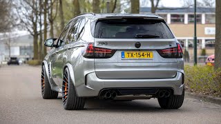 740HP Hamann BMW X5 M  LOUD Accelerations amp Pops and Bangs [upl. by Myrtice]