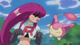 Pokemon Advanced Generation  Skitty tail slaps Jessie [upl. by Heppman154]