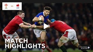 Extended Highlights Wales v France  Guinness Six Nations [upl. by Baudin833]