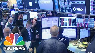 Stock Trading Halted After Markets Plunge At Market Open  NBC News [upl. by Uv744]