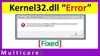 How to Fix KERNEL32 dll Missing Error [upl. by Bremer]