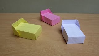 How to Make a Paper Bed  Easy Tutorials [upl. by Bob996]