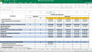 Calcular el flujo de caja del proyecto de Inversión [upl. by Ecnedac795]