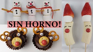 5 IDEAS RECETAS PARA NAVIDAD🎄  Dulces Navideños SIN HORNO  Snacks Christmas [upl. by Havens643]