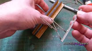 Building A Model Railway  Catenary Hangers [upl. by Keriann]