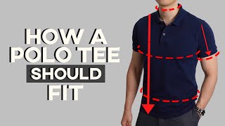 How Should A Polo Shirt Properly Fit  A SIMPLE GUIDE TO MENS SHIRT FIT [upl. by Kina958]