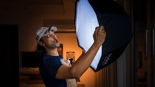 Godox 80 cm octagon softbox unboxing and review [upl. by Rosdniw]