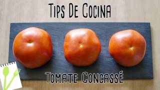 Como hacer Tomate Concasse [upl. by Lisette922]