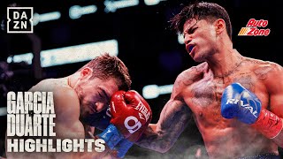 THE RETURN  Ryan Garcia vs Oscar Duarte Fight Highlights [upl. by Zoarah]