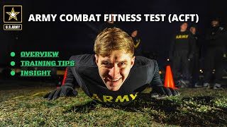 Army Combat Fitness Test ACFT  Overview Training Tips Insight [upl. by Shewchuk]