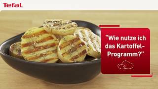 Anwendung des Kartoffel Programms beim OptiGrill Elite von Tefal [upl. by Navinod]