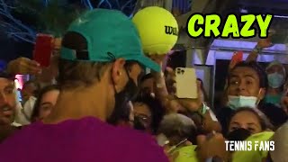 Rafael Nadal with CRAZY fans  Acapulco 2022 HD [upl. by Hays638]