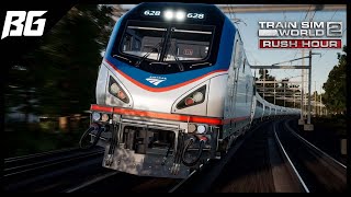 Amtrak Boston Sprinter ACS64  Train Sim World 2 Rush Hour  FIRST LOOK [upl. by Imtiaz384]