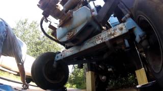 Ford tractor front axle removal [upl. by Nylac187]