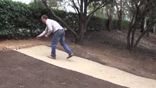 How to install Jute Matting by All Stake Supply [upl. by Prebo]