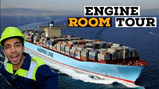 Biggest Marine Diesel Engine Tour In 12 Minutes  Emma Maersk [upl. by Ormsby]