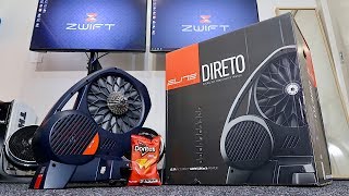 ELITE DIRETO Smart Trainer Unboxing Building Ride Data All the details [upl. by Dari]