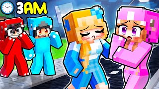 Crystal is SLEEPWALKING At 3AM In Minecraft [upl. by Mears]