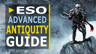 ESO Advanced Antiquities Guide  BEST way to ExcavateScry amp Level [upl. by Uhile]