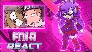 FNIA React to 5AM at Freddys The Sequel  Gacha Club [upl. by Woolson]